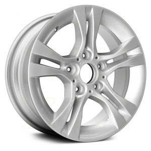 Wheel For 2007-11 BMW 323I 16x7 Alloy Double 5 Spoke 5-120mm Silver Offset 31mm