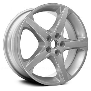 Wheel For 2012-13 Ford Focus Hatchback 18x8 Alloy 5 Spoke 5-108mm Painted Silver
