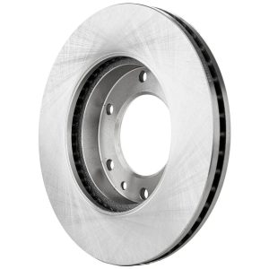 Front Brake Rotor For 2006-2012 2014 Kia Sedona Coated Smooth Vented 6 Lug Holes