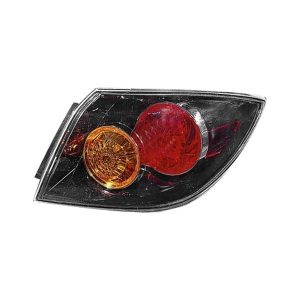 Tail Light Brake Lamp For 2004-2006 Mazda 3 Mazda3 Passenger Side Black Housing