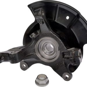 Front Knuckle Assembly For 2011-14 Ford Edge Passenger Side Steel Painted Black