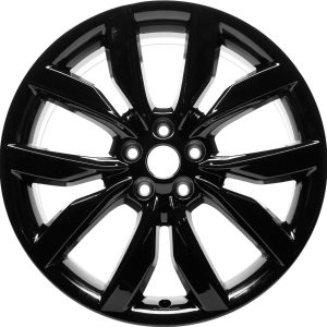 Wheel For 2017-19 Ford Escape 19x8 Alloy 10 Spoke 5-107.95mm Painted Black Gloss