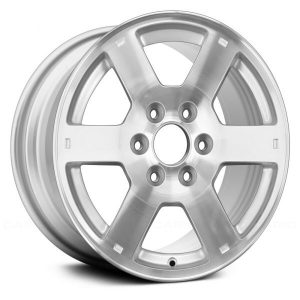 Wheel For 2004-08 Isuzu Ascender 17x7 Alloy 6 I Spoke 6-139.7mm Silver Offset 50