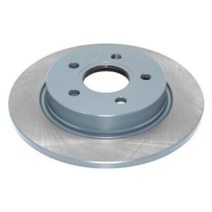 Rear Brake Rotor For 2012-18 Ford Focus Coated Smooth With 5 Mounting Bolt Holes
