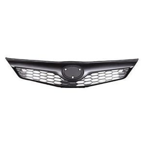 Grille For 2012-14 Toyota Camry Black Honeycomb With Primed Frame Plastic -CAPA