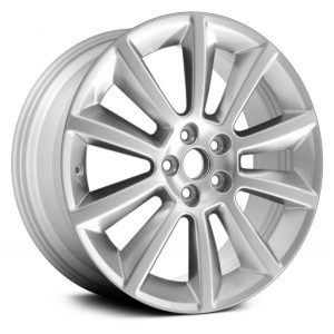 Wheel For 2009-2012 Ford Flex 20x8 Alloy 5 V Spoke 5-114.3mm Silver Offset 39mm