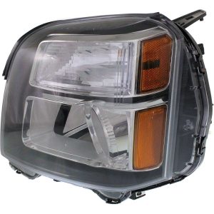 Headlight For 2013-15 GMC Terrain Left Side With Bulb Halogen Clear Lens - CAPA