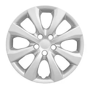 Wheel Cover For 2020-24 Toyota Corolla Sedan 16" Plastic 8 Spoke Painted Silver