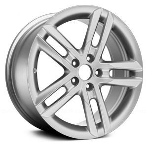 Wheel For 2012-15 Audi A6 18x8 Alloy Double 5 Spoke 5-112mm Bright Hyper Silver