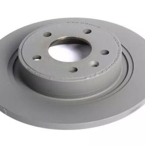 Rear Brake Rotor For 2016-19 Buick Cascada Coated Hat Edge 5 Mounting Bolt Holes