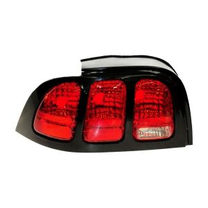 For 96-98 FD MUSTANG TAIL LAMP UNIT W/BLACK BEZEL LH