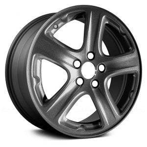 Wheel For 2003-2006 Subaru Baja 16x6.5 Alloy 5 Spoke Charcoal Gray Offset 48mm