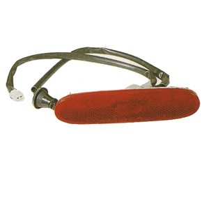 Side Marker Light Rear Lamp For 1993-1997 Mazda 626 Passenger Side With Red Lens