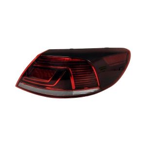 Tail Light Brake Lamp For 2013-17 Volkswagen CC Right Side Outer Red Clear Lens