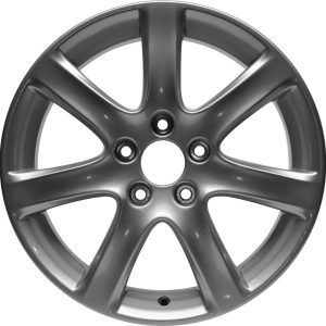 Wheel For 2003-2005 Acura 17x7 TSx Alloy 7 I Spoke 5-115mm Painted Silver