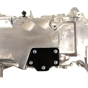 Engine Oil Pan For 2017-20 Buick Envision Silver Bare Aluminum 15 Mounting Hole