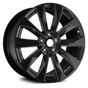 Wheel For 2016-21 Nissan Maxima 19x8.5 Alloy 10 Spoke 5-114.3mm Painted Black