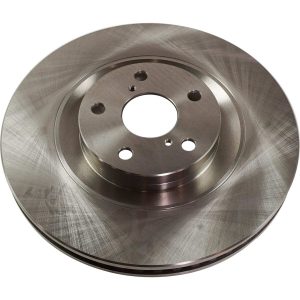 Rear Brake Rotor For 2008-2012 Land Rover LR2 Plain Vented 5 Bolt Hole Cast Iron