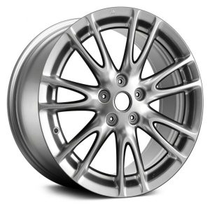 Wheel For 07-08 Infiniti G35 18x8.5 Rear Alloy 7 V Spoke 5-114.3mm Hyper Silver