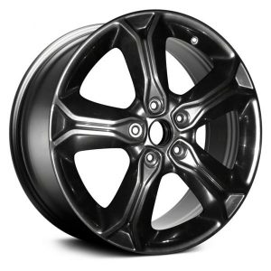 Wheel For 15-18 Dodge Journey 19x7 Alloy 5 Spoke 5-127mm Smoked Silver Offset 40