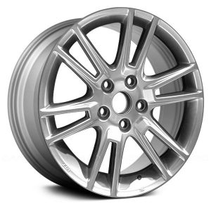 Wheel For 2008-2009 Nissan Altima 17x7 Alloy 6 V Spoke Bright Silver Textured