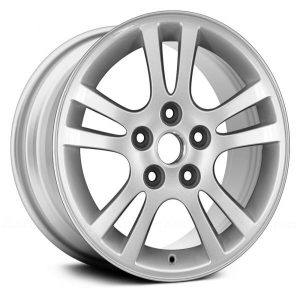 Wheel For 2005-2007 Pontiac G6 16x7 Alloy 5 Double Spoke 5-110mm Painted Silver