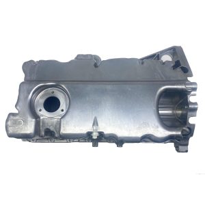 Engine Oil Pan For 2018-2021 Volkswagen Atlas 3.6L V6 Baffled Silver Aluminum