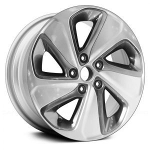 Wheel For 2016-2017 Hyundai Sonata 17x7 Alloy 5 Spiral Spoke Silver Offset 50mm