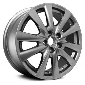 Wheel For 2013-15 Lexus GS 18x8 Alloy 5 V Spoke 5-114.3mm Hyper Silver Offset 45