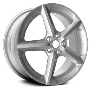 Wheel For 2007-2009 Saturn Sky 18x8 Alloy 5 Spoke 5-110mm All Painted Silver