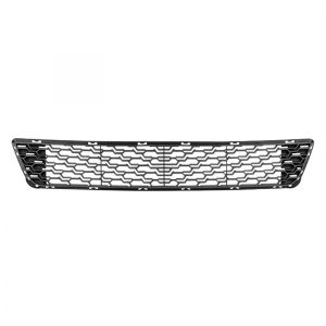 New Grille For 2011-2013 Kia Forte EX LX Textured Gray Front Bumper Plastic