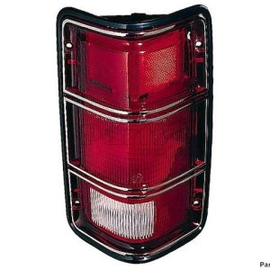 Tail Light Brake Lamp For 1984-1987 Dodge D150 Left Driver Side With Black Trim
