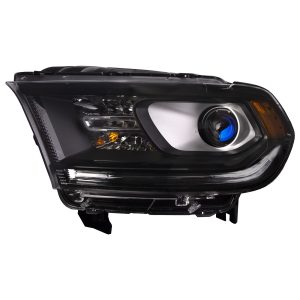 Headlight For 2016-2020 Dodge Durango Driver Side Clear Lens Halogen With Bulb