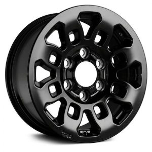 Wheel For 2017-2018 Toyota Tacoma 16x7 Alloy 8 I Spoke 6-139.7mm Black Offset 13